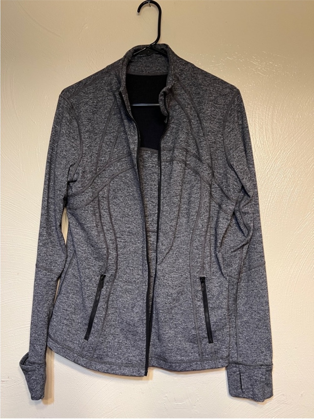 Lululemon athletica Define jacket size 14 Dark gray and black